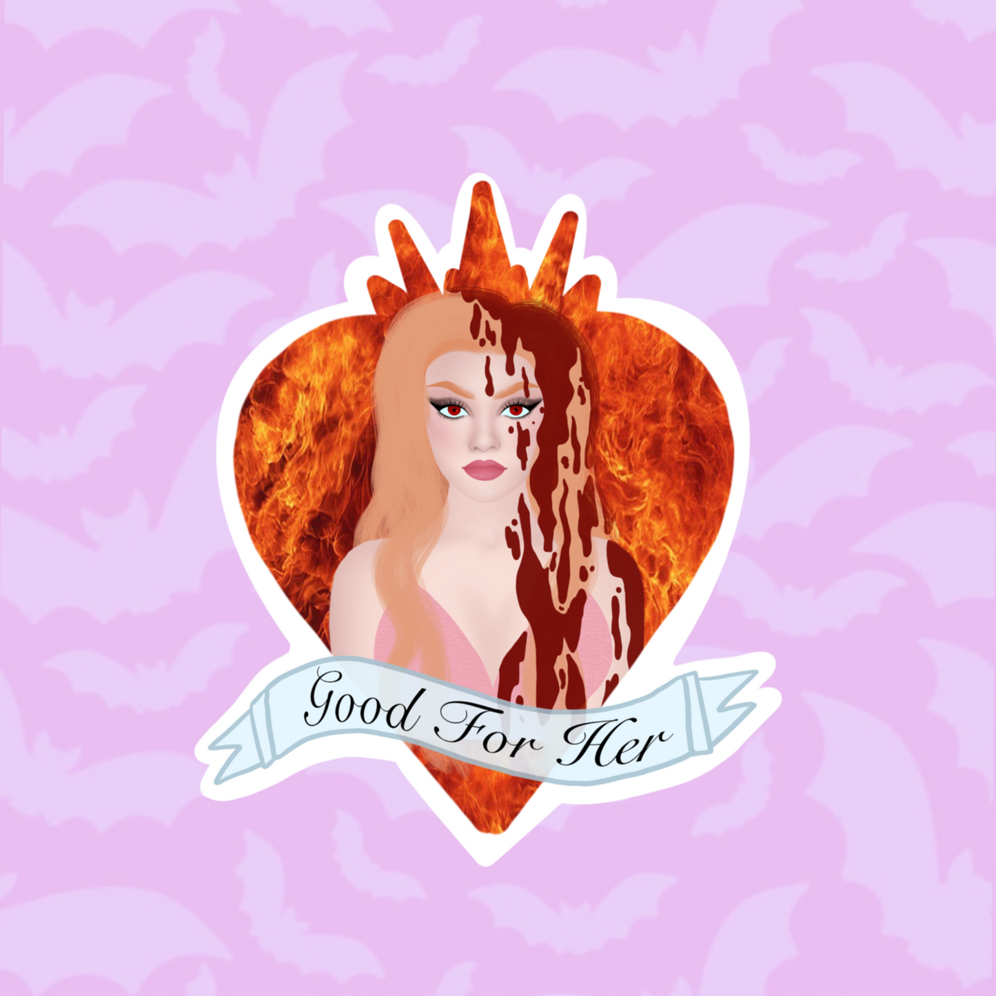 Retired design- carrie sticker