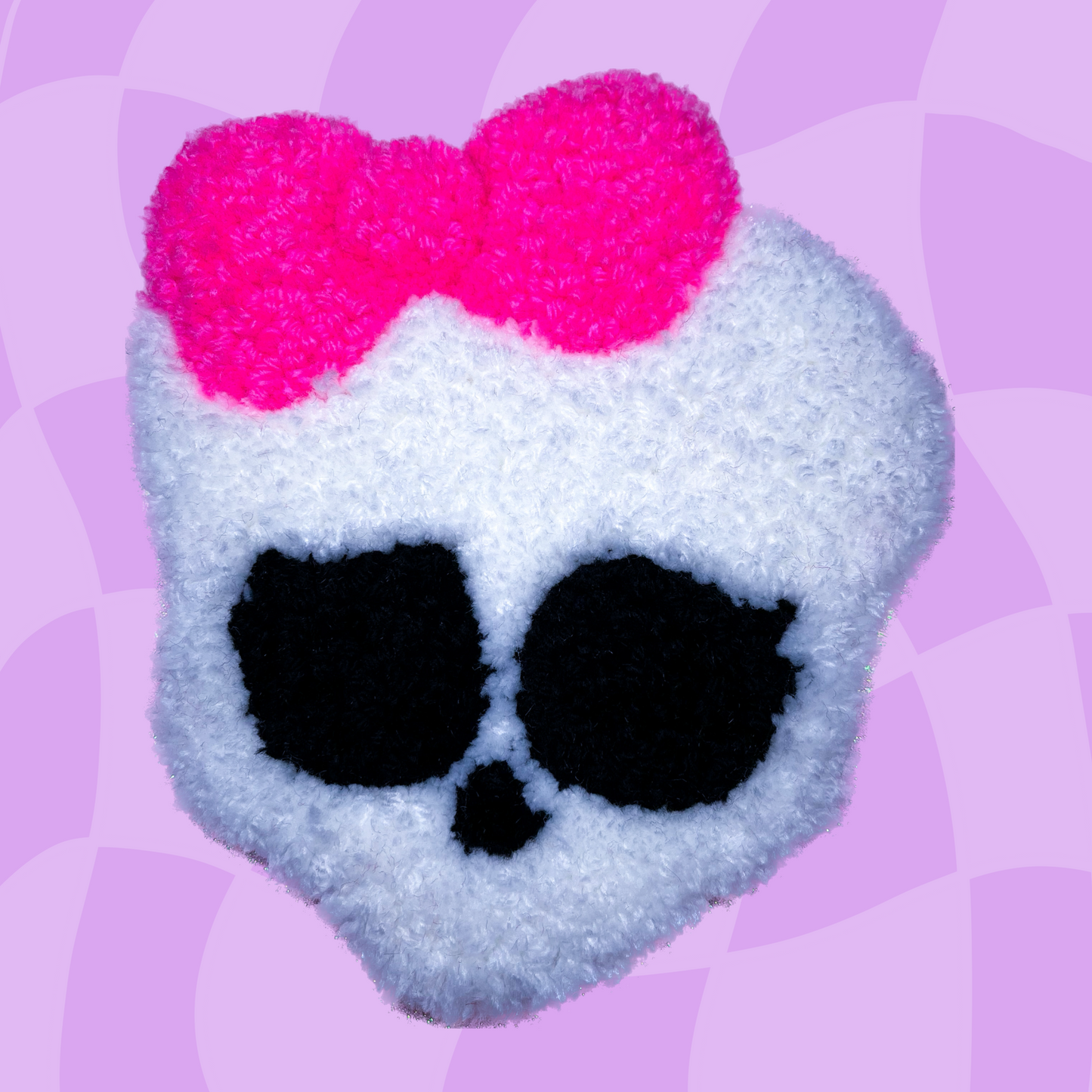 Skullette wall rug