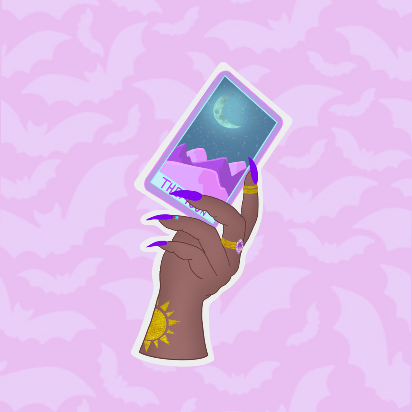 Retired design- tarot sticker design