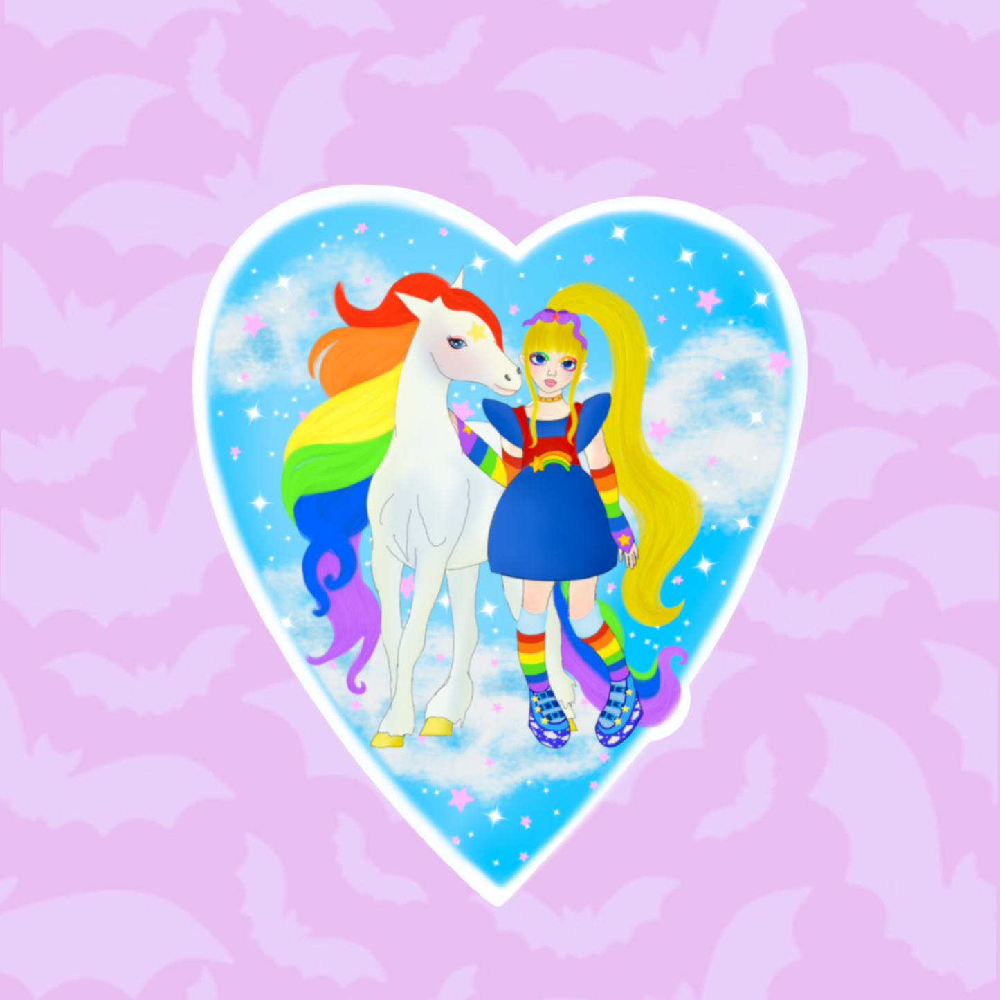 Retired design- Matte rainbow bride