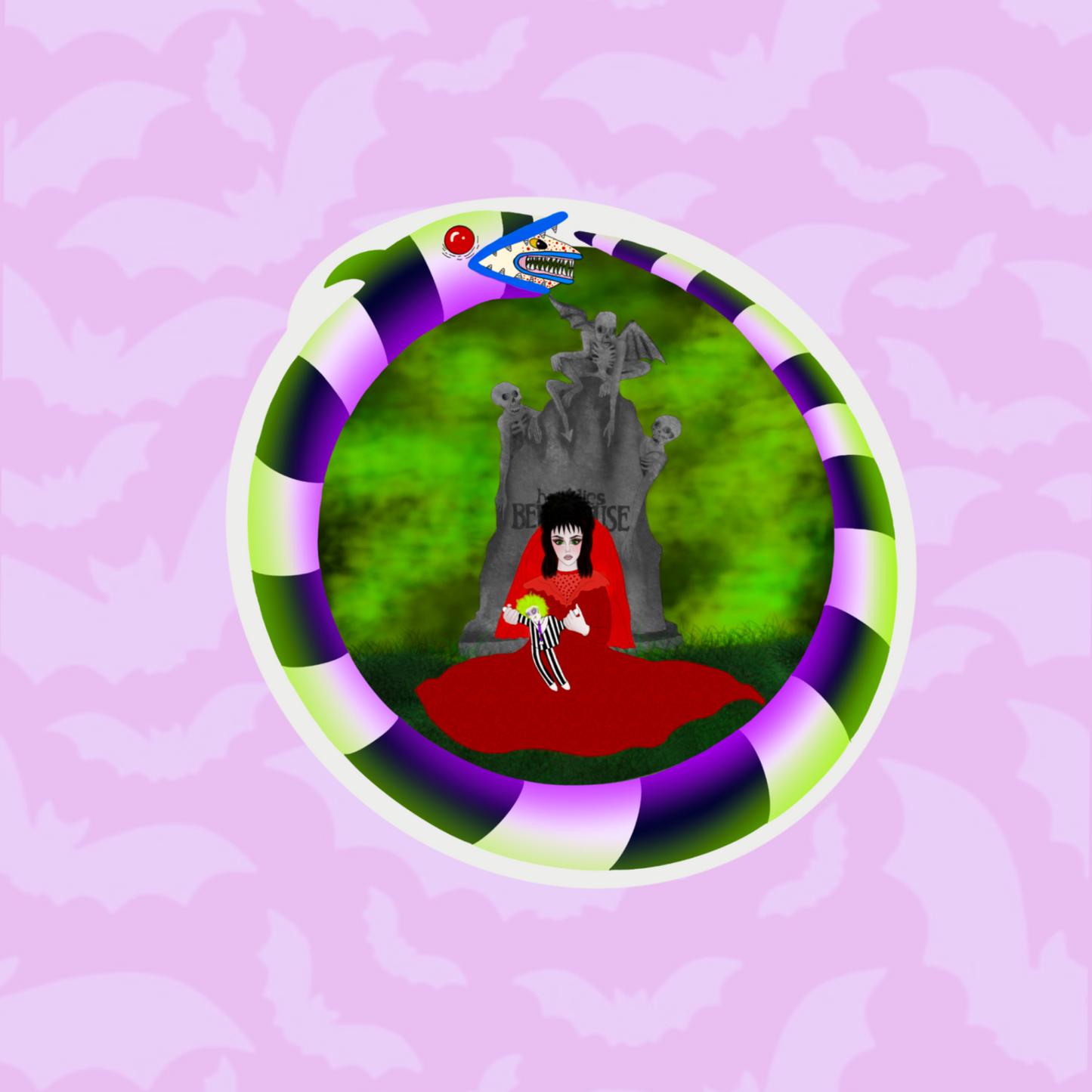 Retired design and finish- lydia sticker