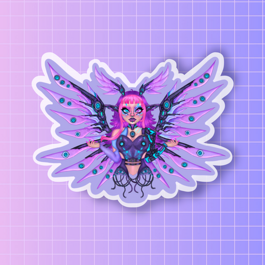 Cyber angel sticker