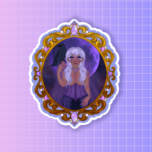 Made by the moon sticker