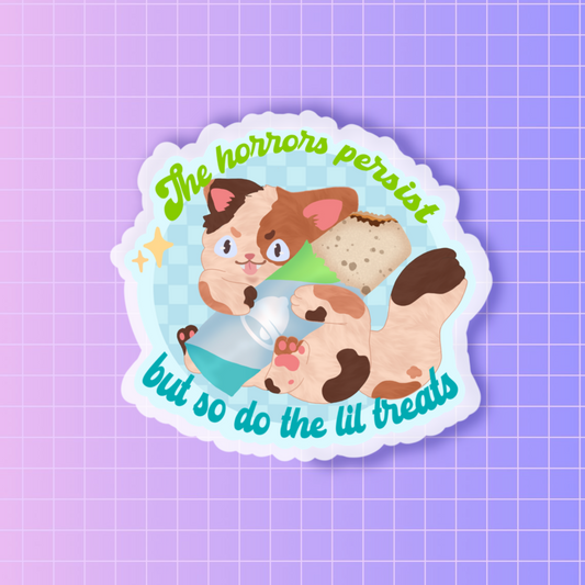 The horrors persist sticker