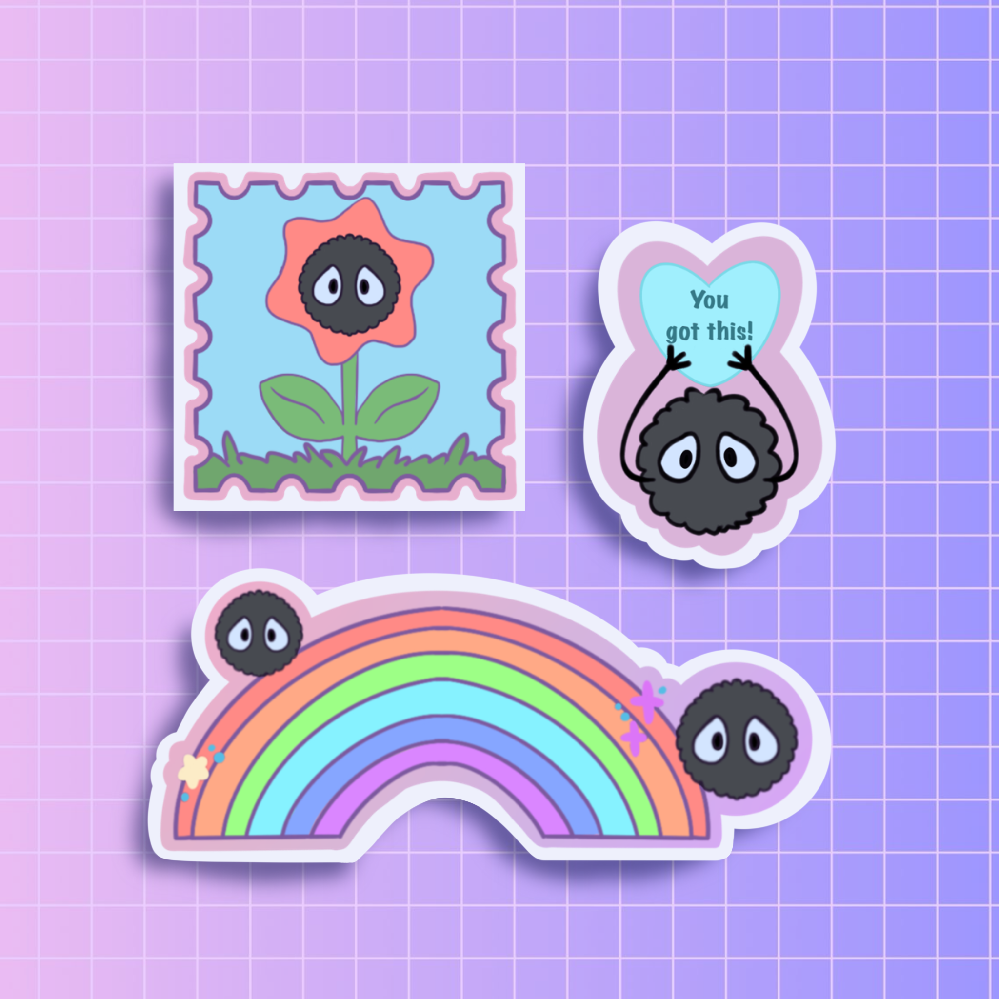 Sprites sticker set – Burke Manor Art