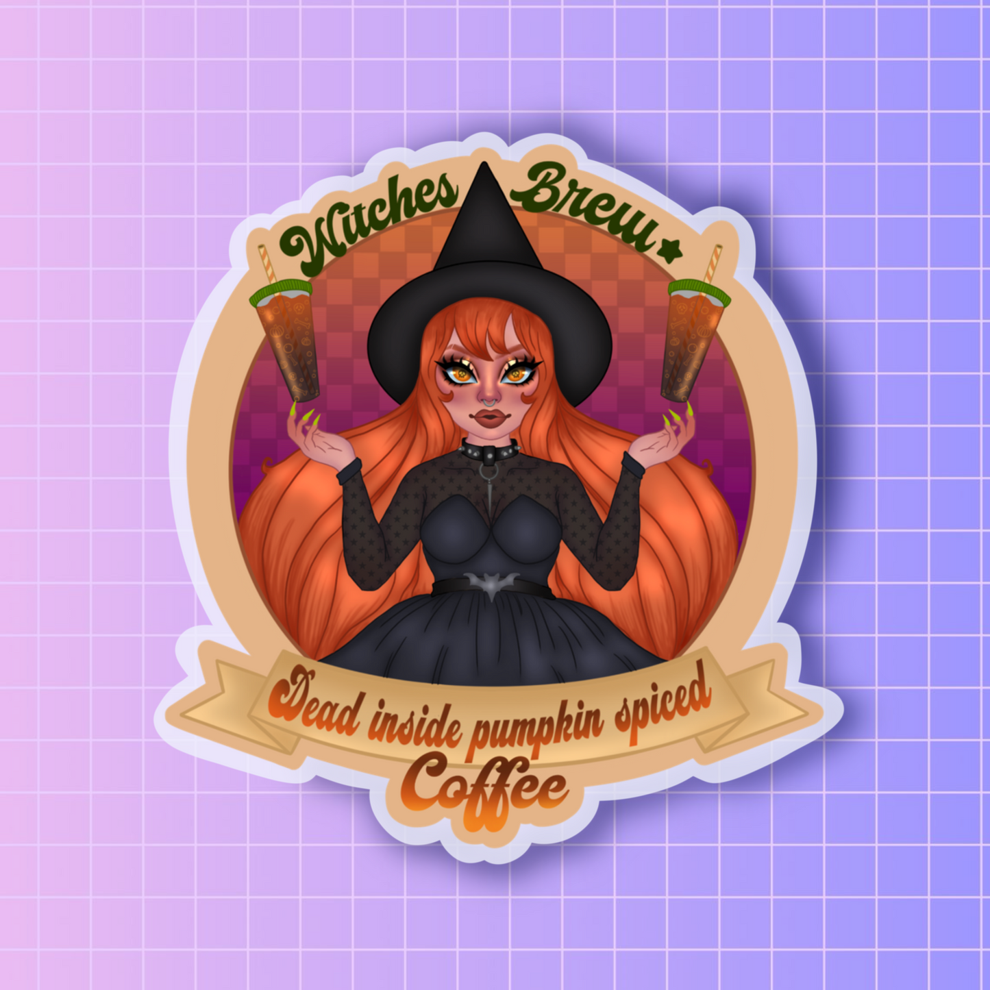 witches brew sticker