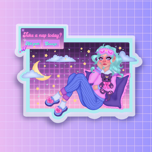 Take a nap today? sticker