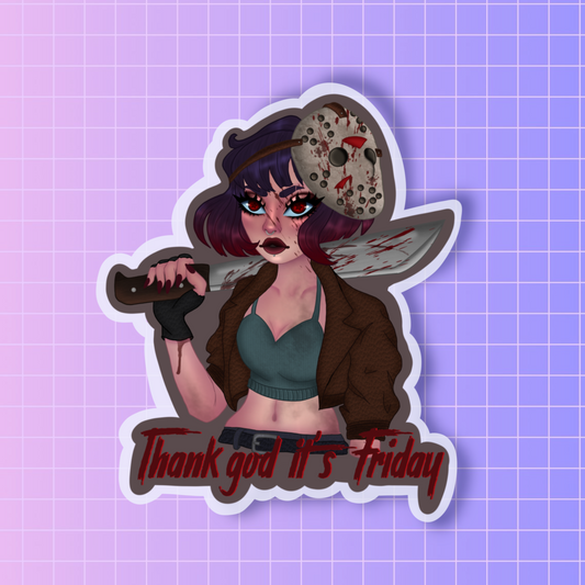 Thank god its Friday sticker
