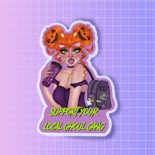Ghoul gang sticker