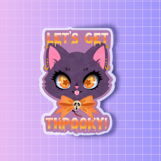 Lets get thpooky sticker