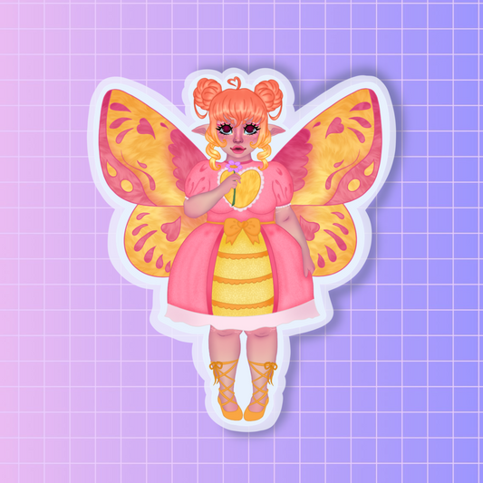 Rosy maple fairy sticker