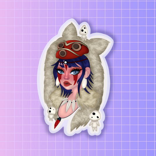 Princess of wolves sticker
