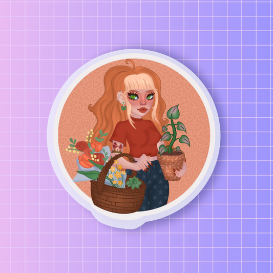Plant shopping sticker