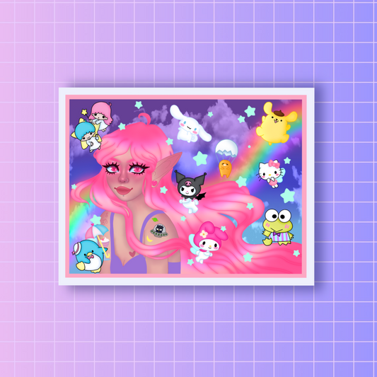Rainbow friends sticker