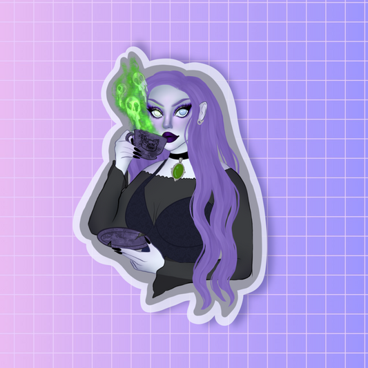 Deadly nightshade sticker