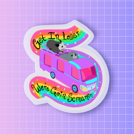 Scream team sticker