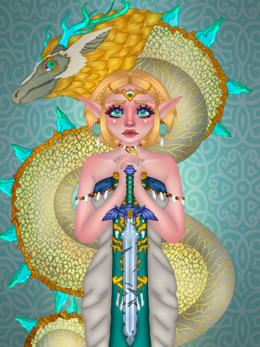 The princess of light print