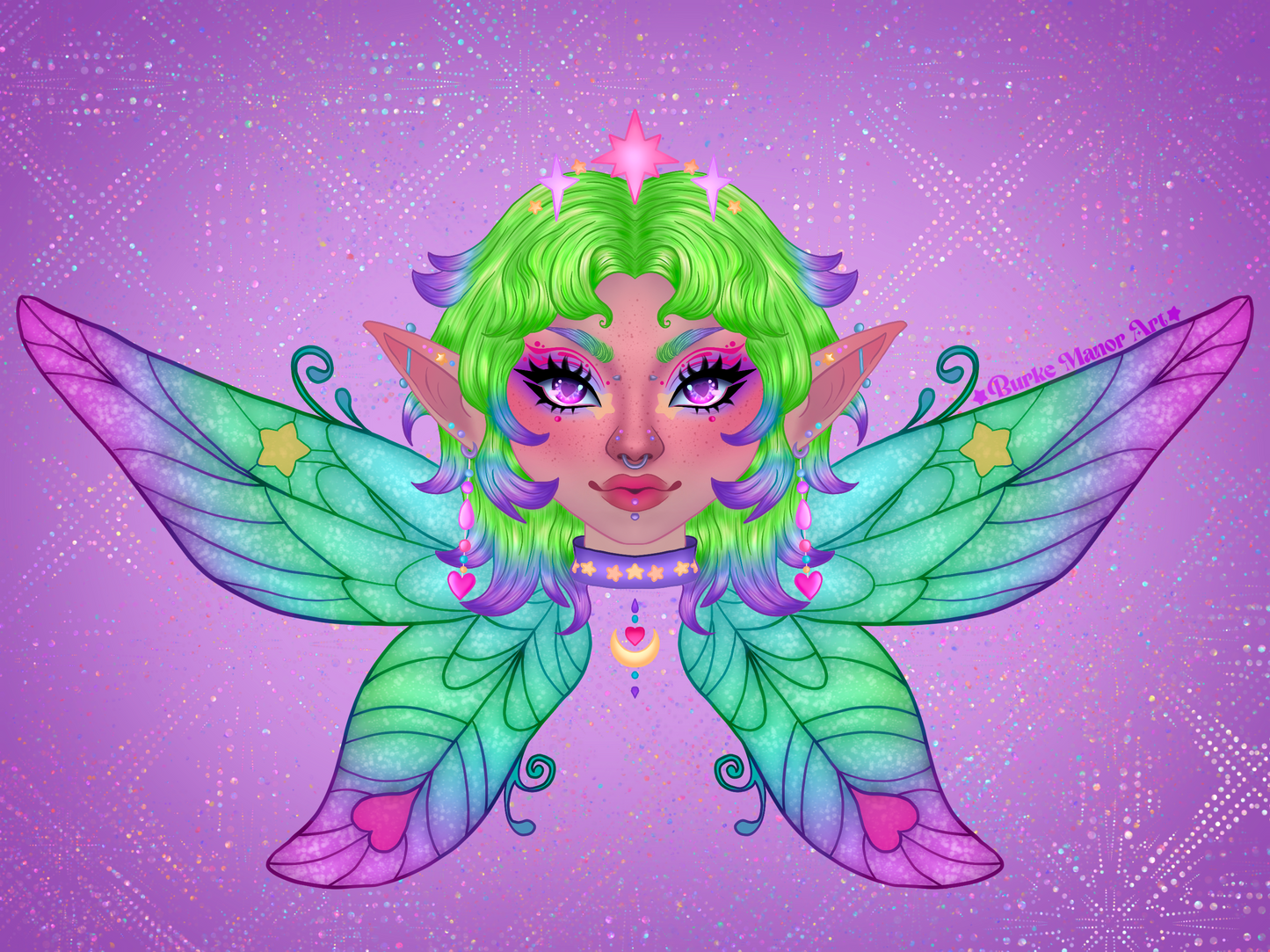 She was a fairy print