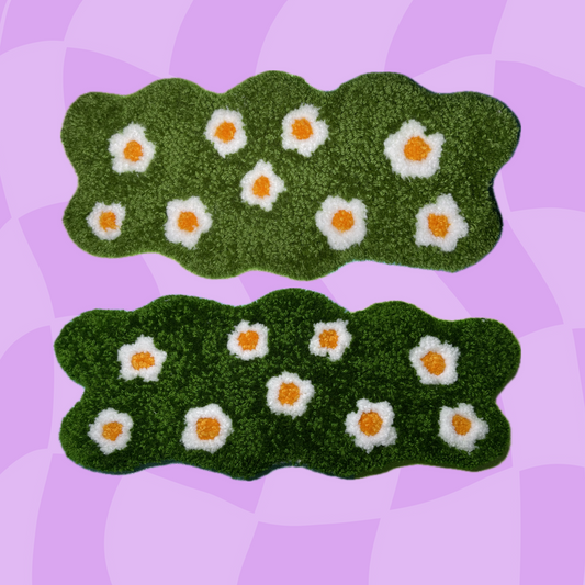 Grassy keyboard wrist rest rugs
