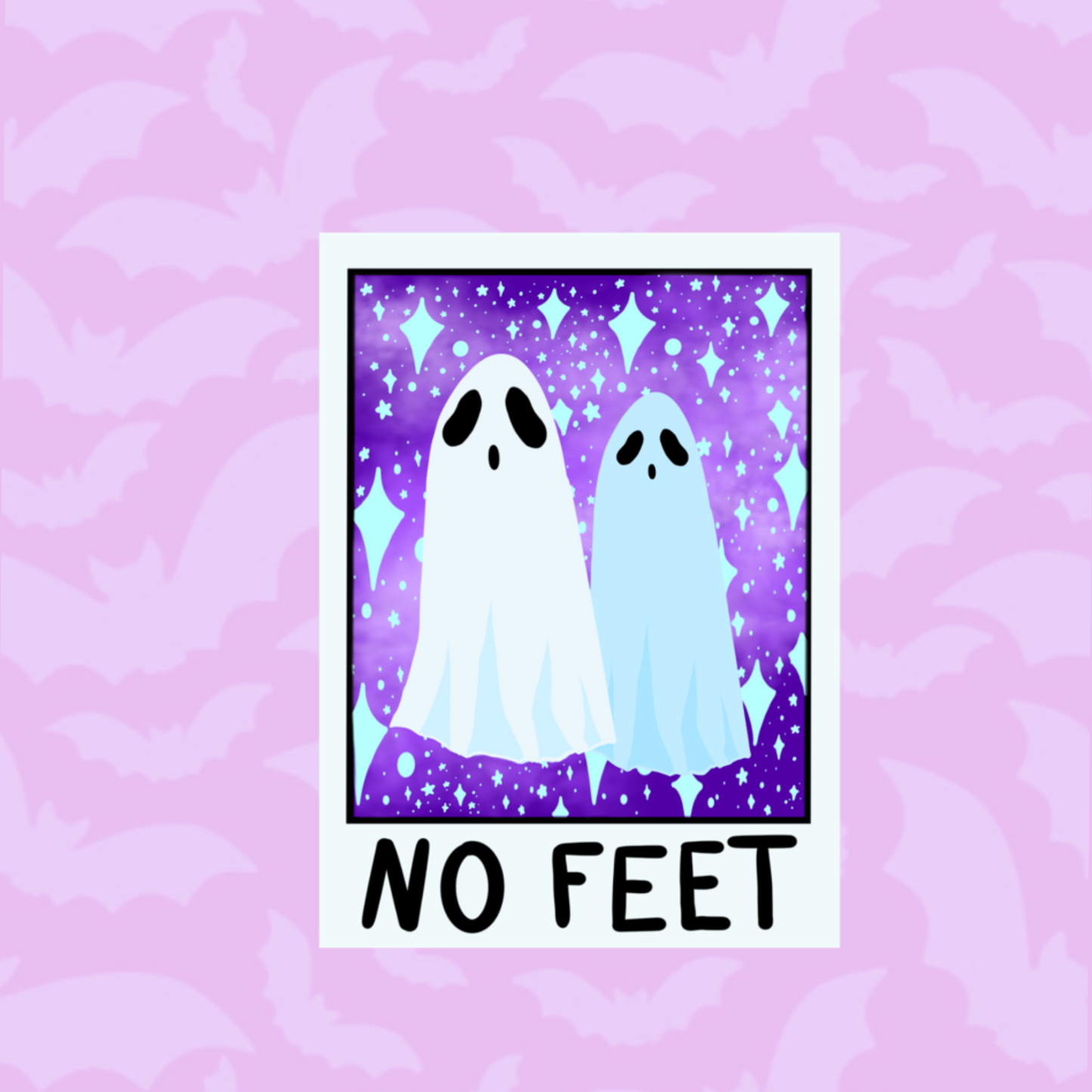 Retired design- No feet sticker Matte finish