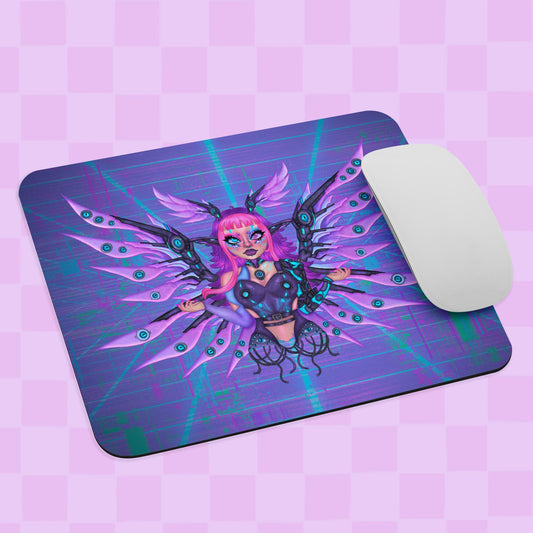 Cyber angel mouse pad