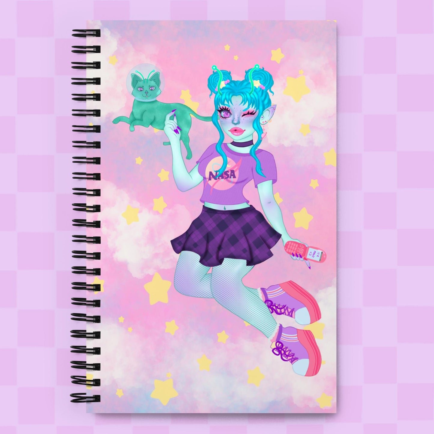 If you need me ill be in space spiral notebook