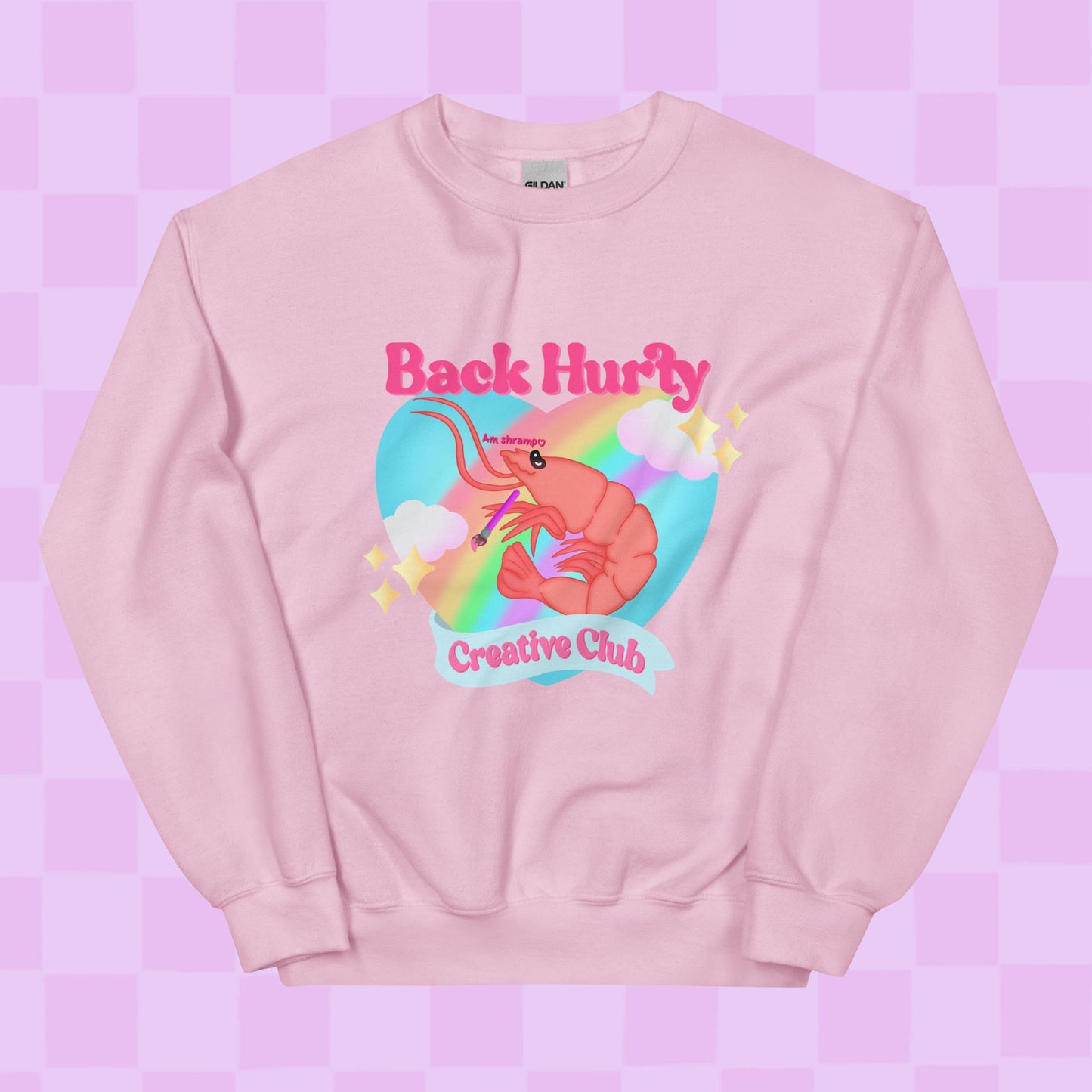 Back hurty creative club unisex sweatshirt