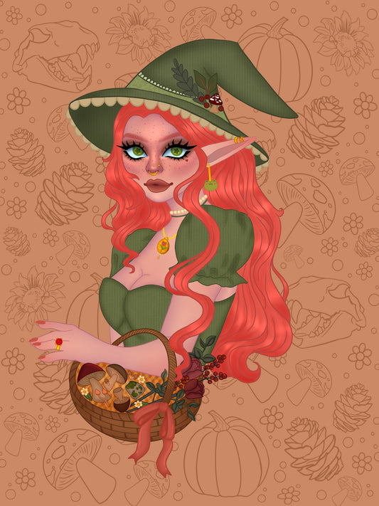 Lets go foraging print