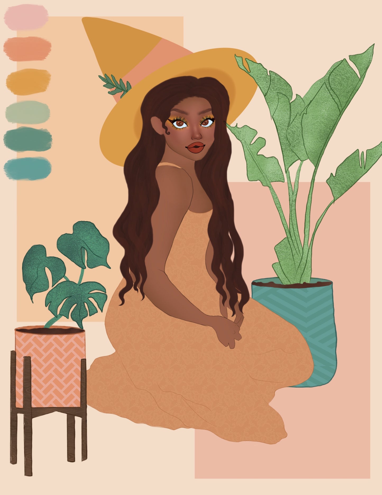 Plant witch print