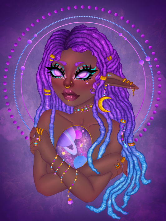 Andromeda print