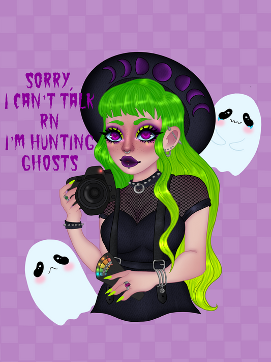 Ghost hunt print