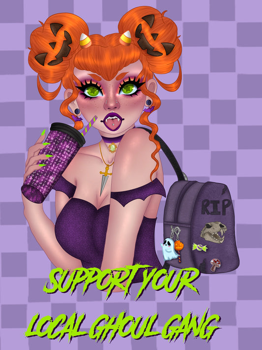 Ghoul gang print