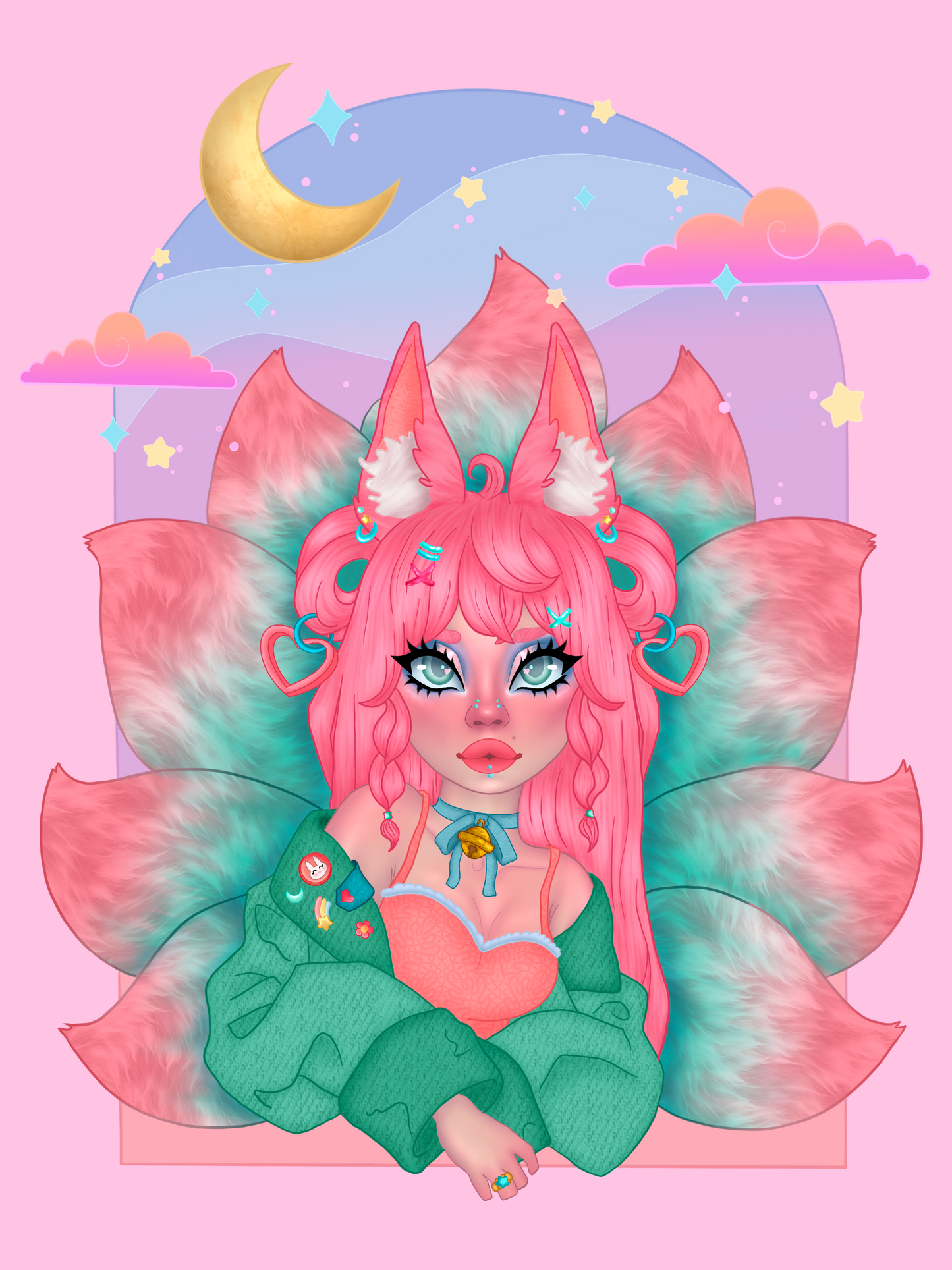 Kitsune print