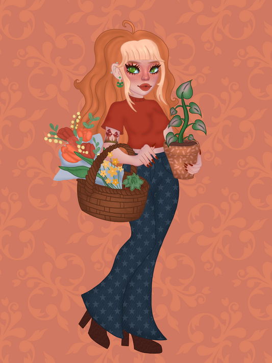 Plant shopping print